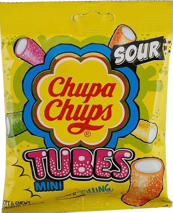 Chupa Chups Mini Sour Tube Filling Hang Bags