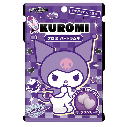 Senjaku Kuromi Heart Shaped Soda Candy 32g (Japan)